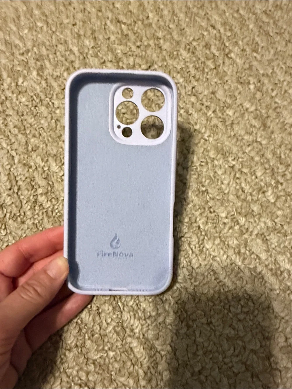 Slim Lavender Silicone Phone Case for iPhone 16 pro